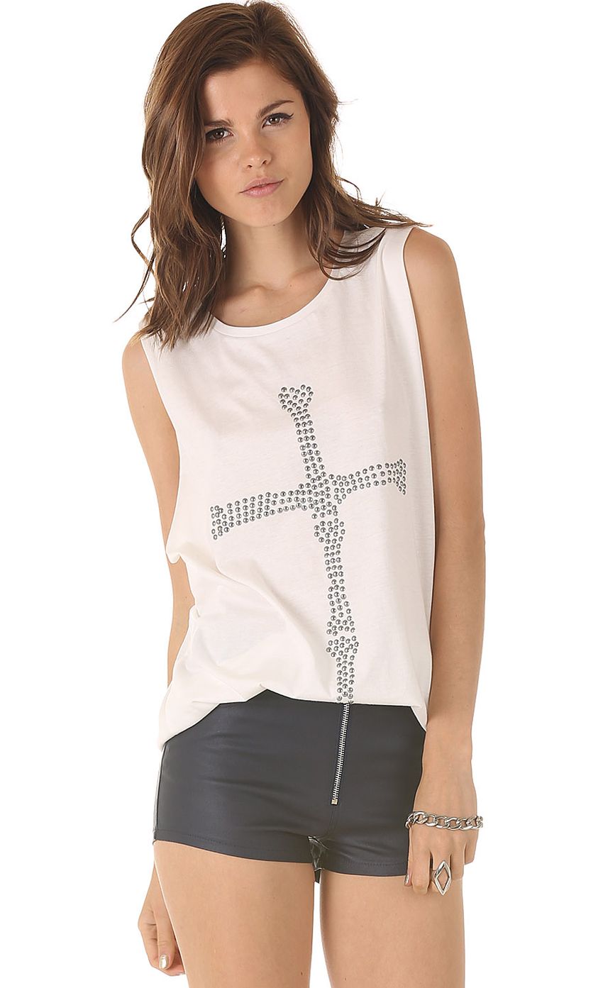 Product image for CROSS THE GLORY SINGLET