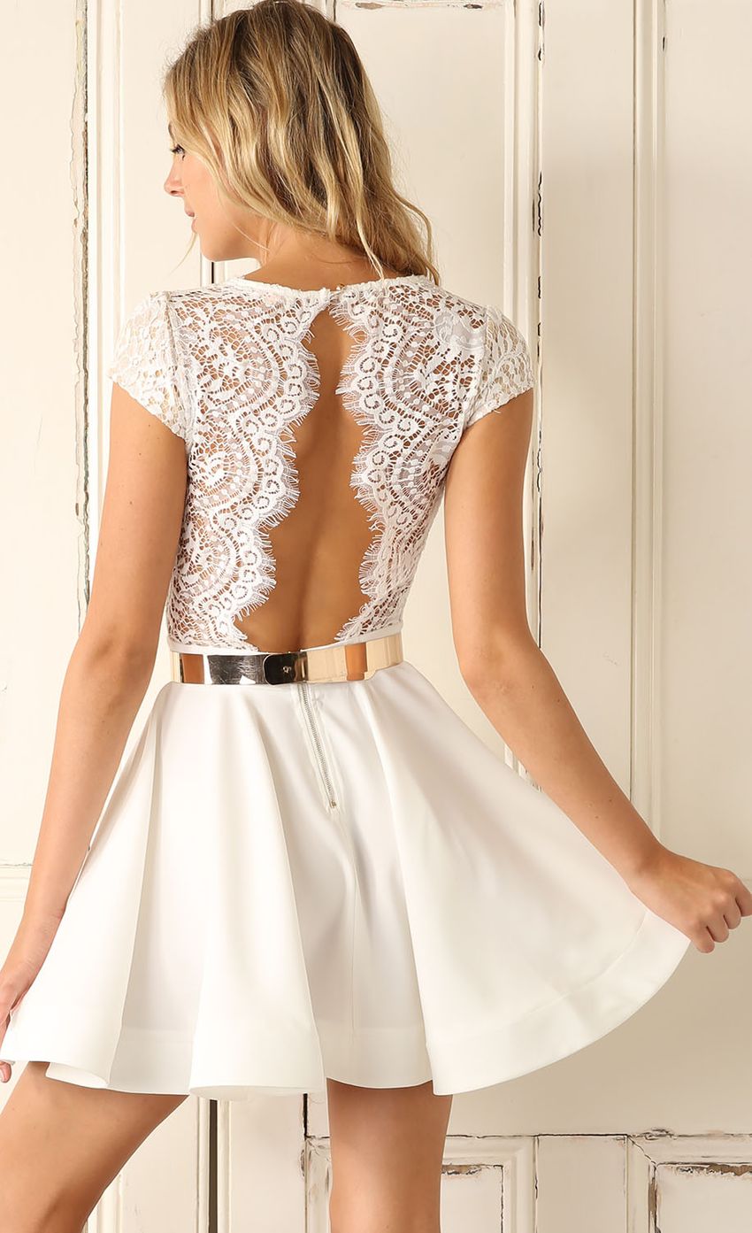 Picture Lace Detailed White A-Line Dress. Source: https://media-img.lucyinthesky.com/data/Apr15_1/850xAUTO/0Y5A8775.JPG