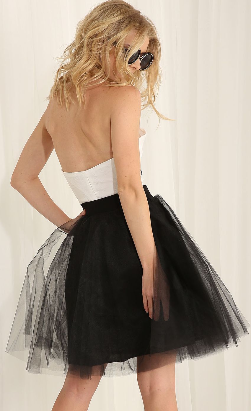 Picture Black Mesh Skater Skirt. Source: https://media-img.lucyinthesky.com/data/Apr15_2/850xAUTO/0Y5A7224.JPG