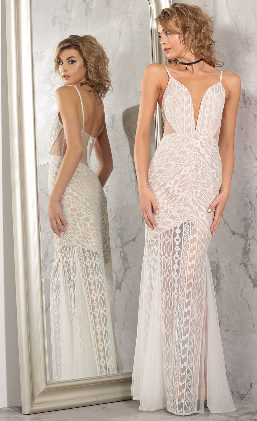 Picture Sheer Textured Maxi Dress In Cream. Source: https://media-img.lucyinthesky.com/data/Apr16_1/850xAUTO/0Y5A0015.JPG