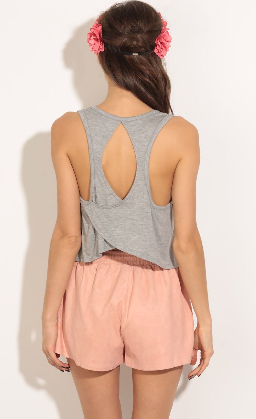 Picture Open Back Crop Top In Grey. Source: https://media-img.lucyinthesky.com/data/Apr16_1/850xAUTO/0Y5A6310.JPG