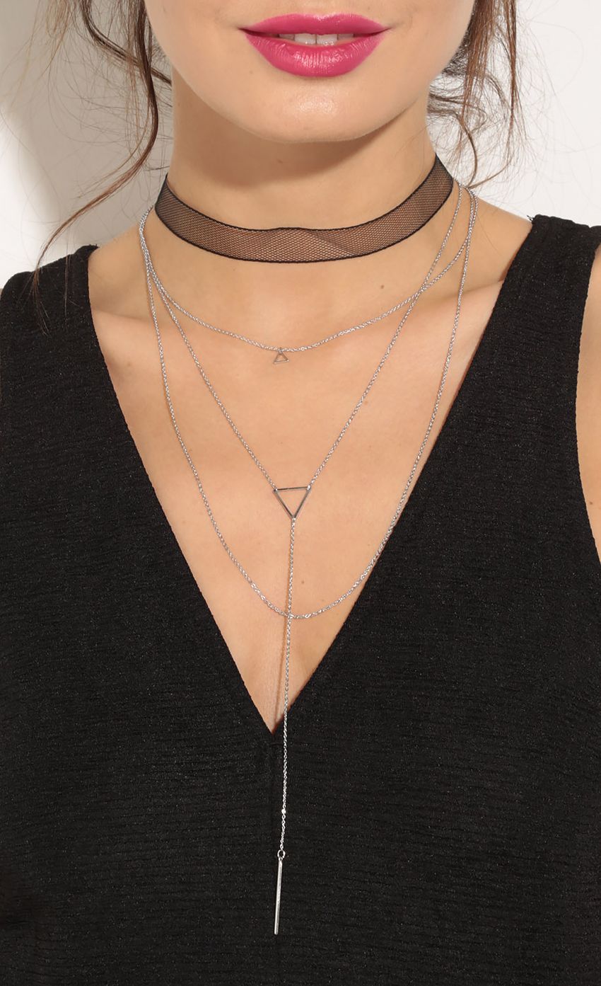 Picture Tiered Choker Necklace Set In Silver. Source: https://media-img.lucyinthesky.com/data/Apr16_2/850xAUTO/0Y5A1353.JPG