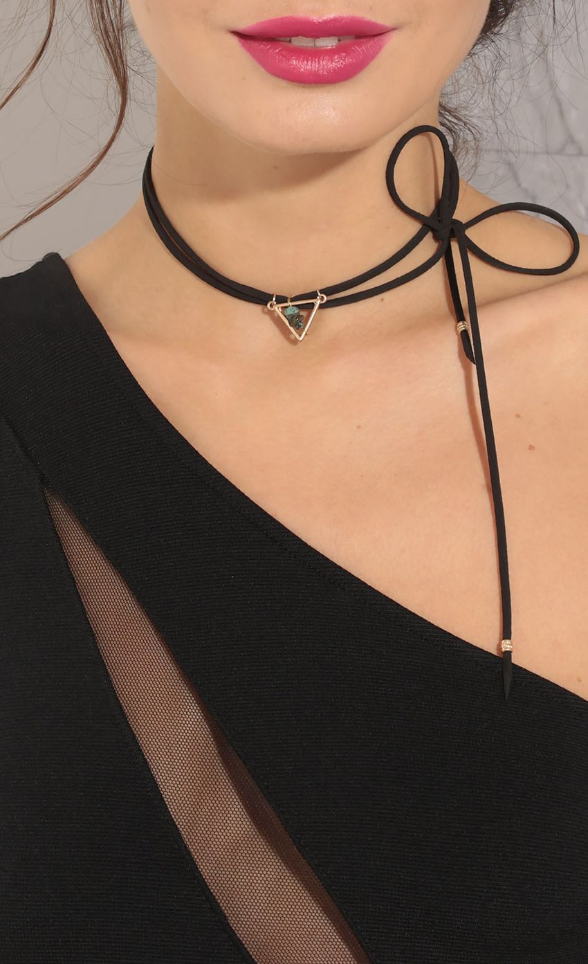 Picture Triangle And Stone Cord Necklace In Black. Source: https://media-img.lucyinthesky.com/data/Apr16_2/850xAUTO/0Y5A9895.JPG