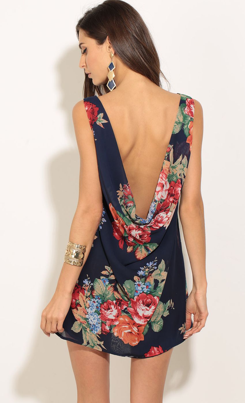 Picture Floral Print Cowl Back Shift Dress. Source: https://media-img.lucyinthesky.com/data/Apr17_1/850xAUTO/0Y5A5979.JPG