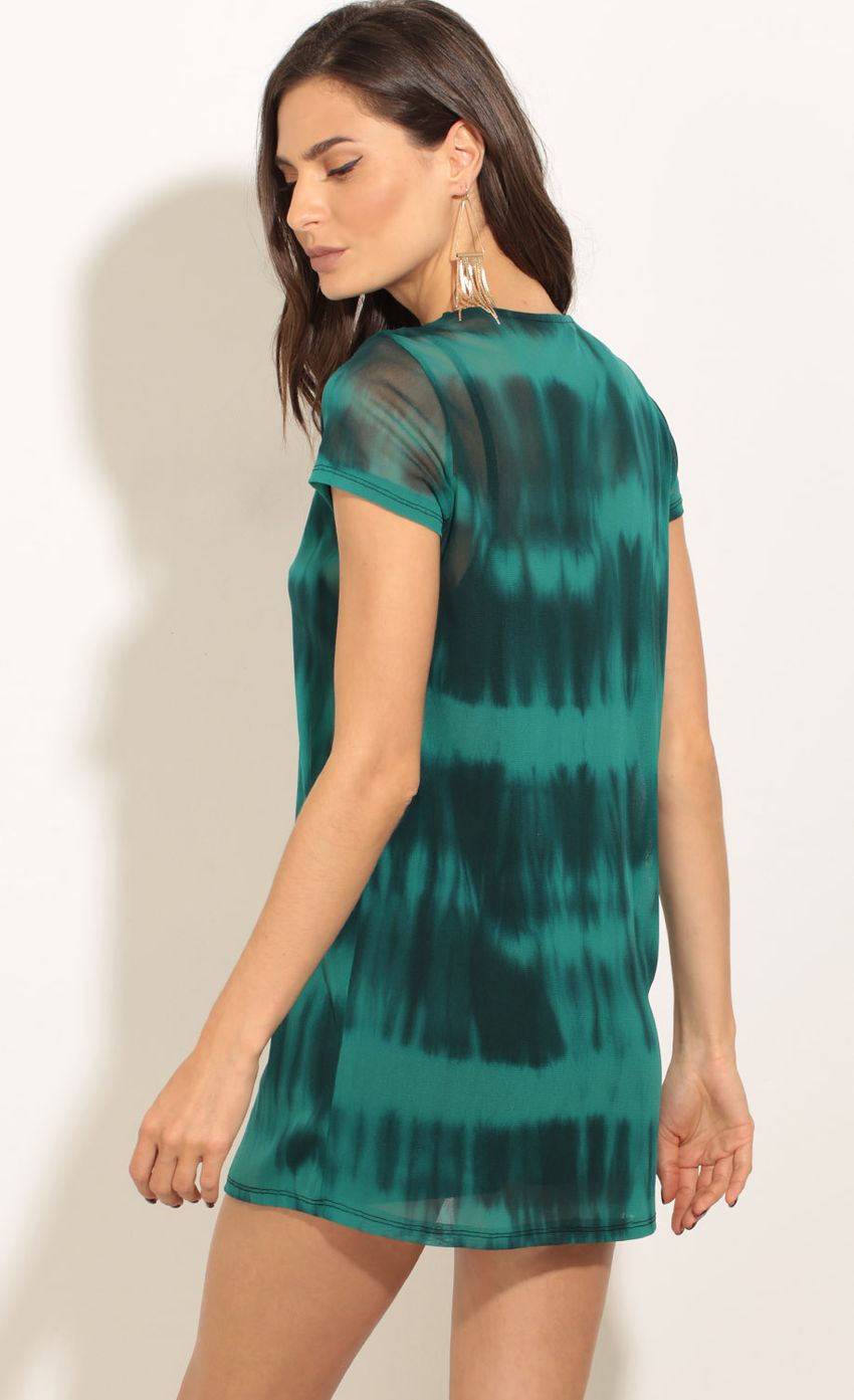 Picture Tie-Dye Shift Dress In Green. Source: https://media-img.lucyinthesky.com/data/Apr17_2/850xAUTO/0Y5A3718.JPG