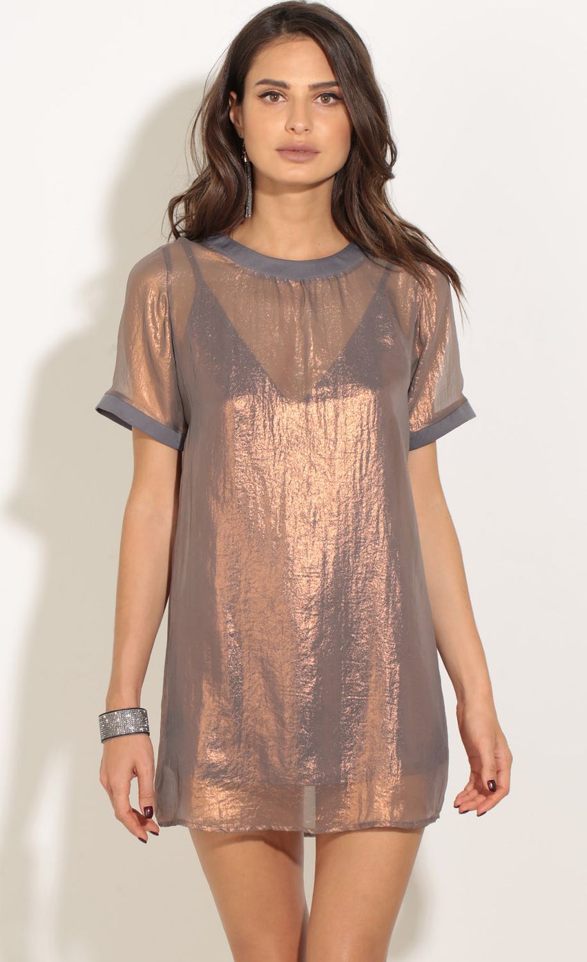Picture Shimmer Shift Dress in Bronze. Source: https://media-img.lucyinthesky.com/data/Apr17_2/850xAUTO/0Y5A6851.JPG