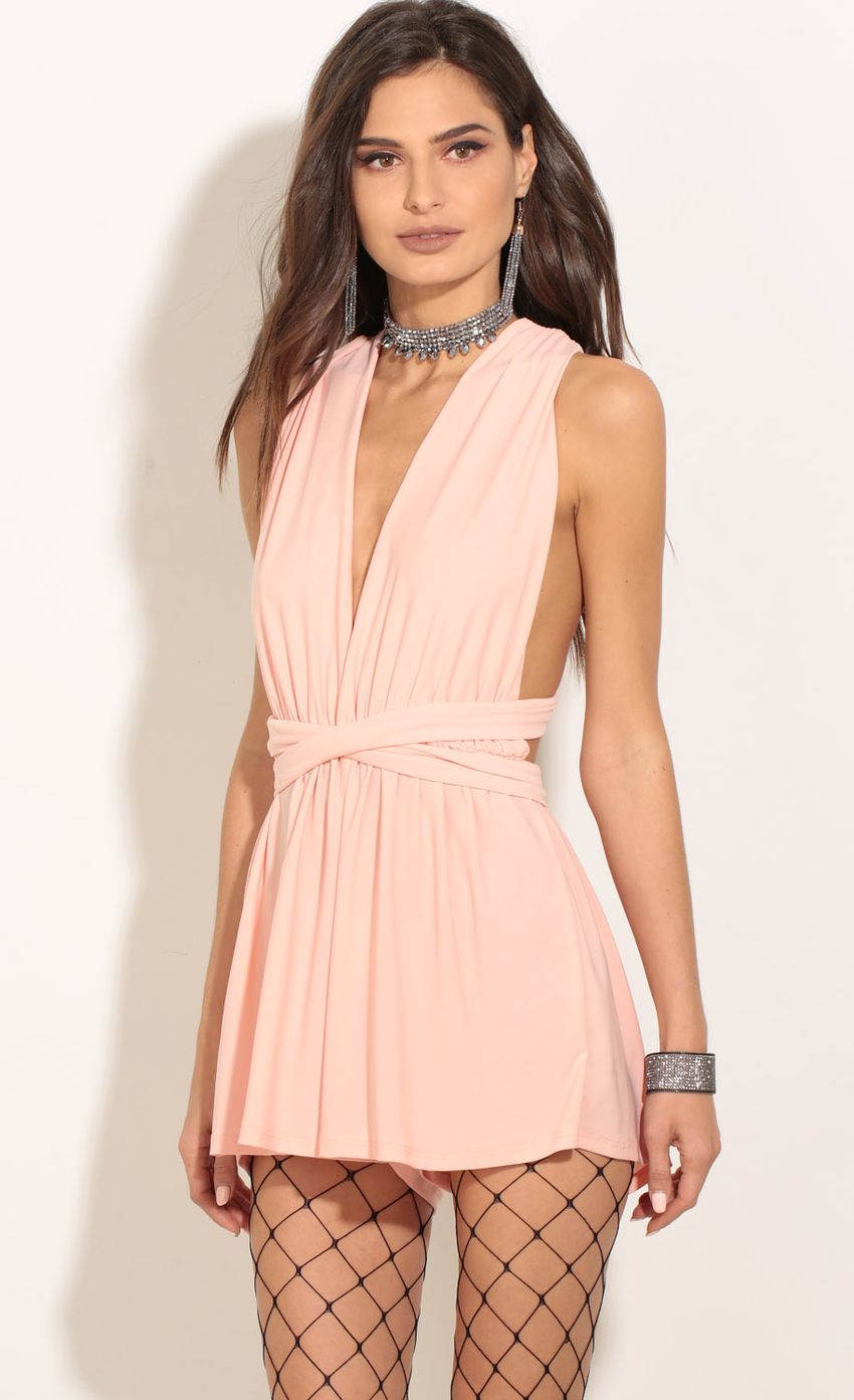 Picture Tie-Up Romper In Pink. Source: https://media-img.lucyinthesky.com/data/Apr17_2/850xAUTO/0Y5A8613.JPG