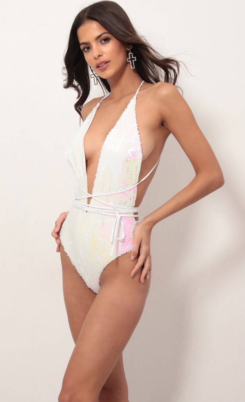 Picture Pacific Plunge Iridescent Sequin Swimsuit. Source: https://media-img.lucyinthesky.com/data/Apr19_1/850xAUTO/781A0438S.JPG