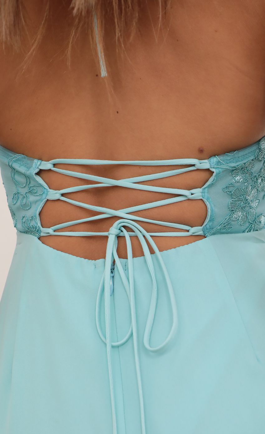 Picture Halter Lace Dress in Aqua. Source: https://media-img.lucyinthesky.com/data/Apr21_1/850xAUTO/AT2A5720_COPY.JPG