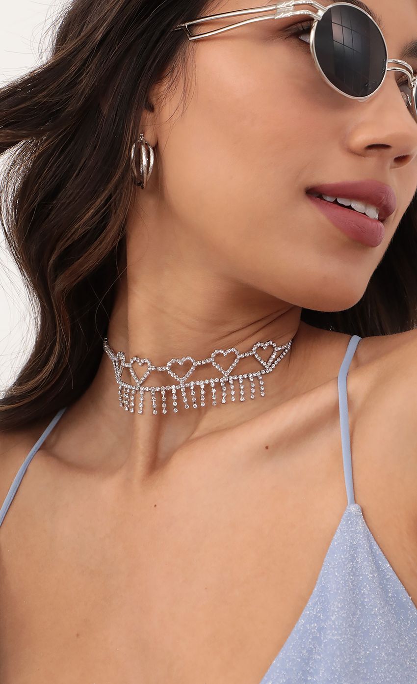 Picture Hearts Rhinestoned Choker Necklace. Source: https://media-img.lucyinthesky.com/data/Apr21_1/850xAUTO/AT2A6398.JPG
