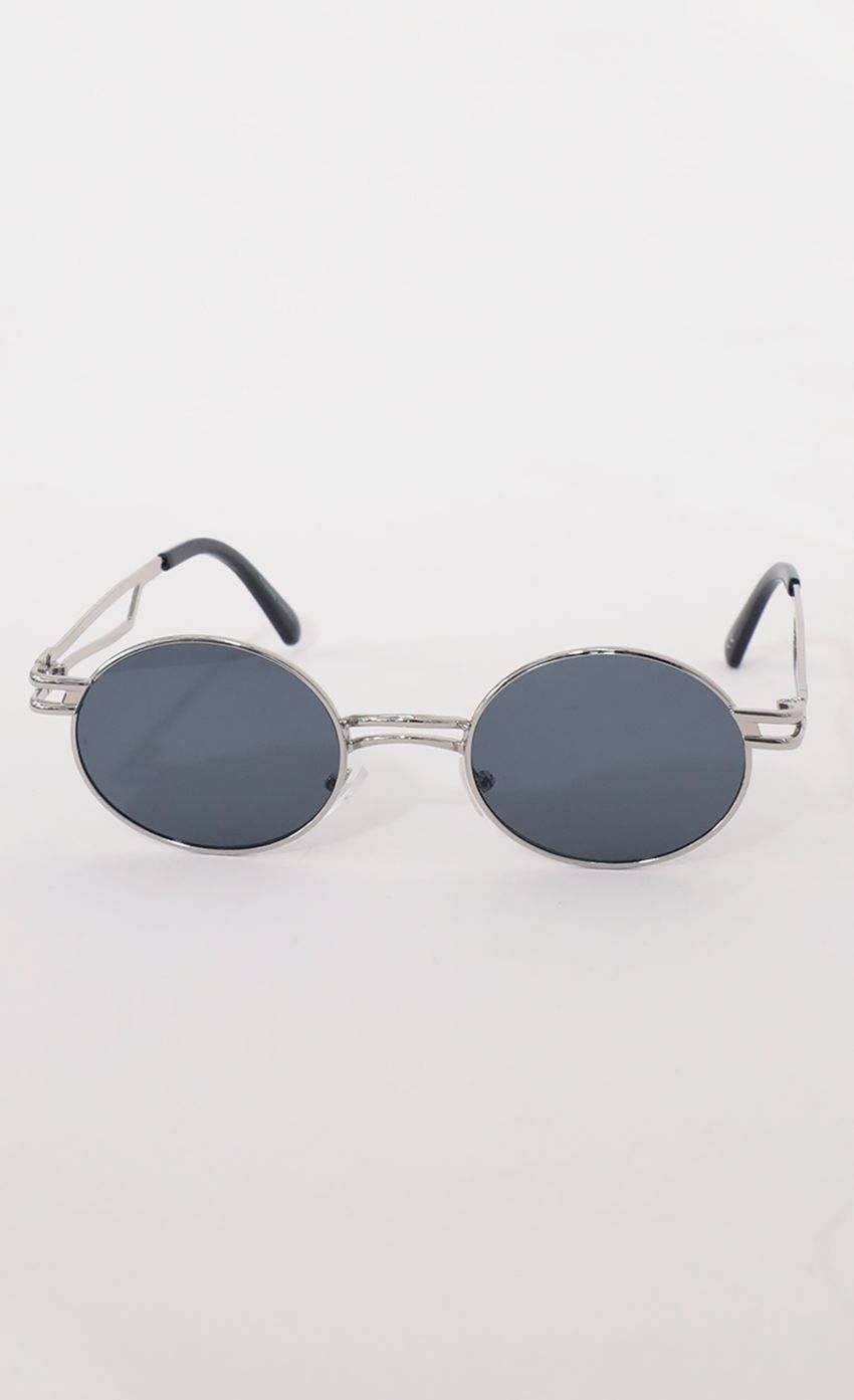 Picture Metal Double Temple Accent Oval Round Silver Sunglasses in Smoke. Source: https://media-img.lucyinthesky.com/data/Apr21_1/850xAUTO/AT2A9513.JPG