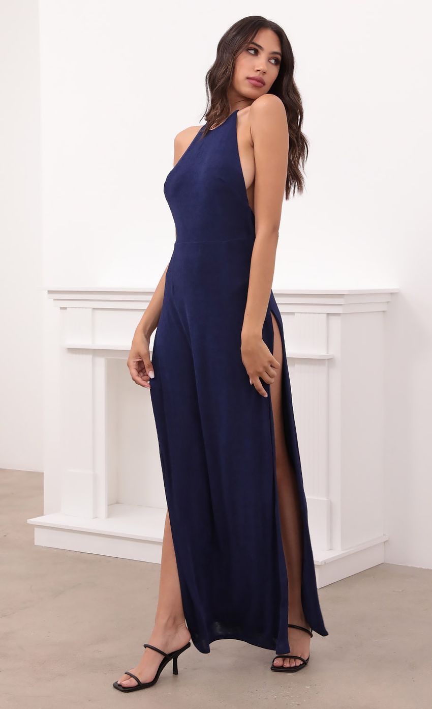 Picture Maxi Drape Back Dress in Navy. Source: https://media-img.lucyinthesky.com/data/Apr21_2/850xAUTO/1V9A7725.JPG