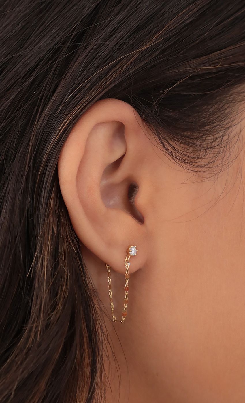 Picture Crystal Chain Stud Earring in Gold. Source: https://media-img.lucyinthesky.com/data/Apr21_2/850xAUTO/AT2A4820.JPG
