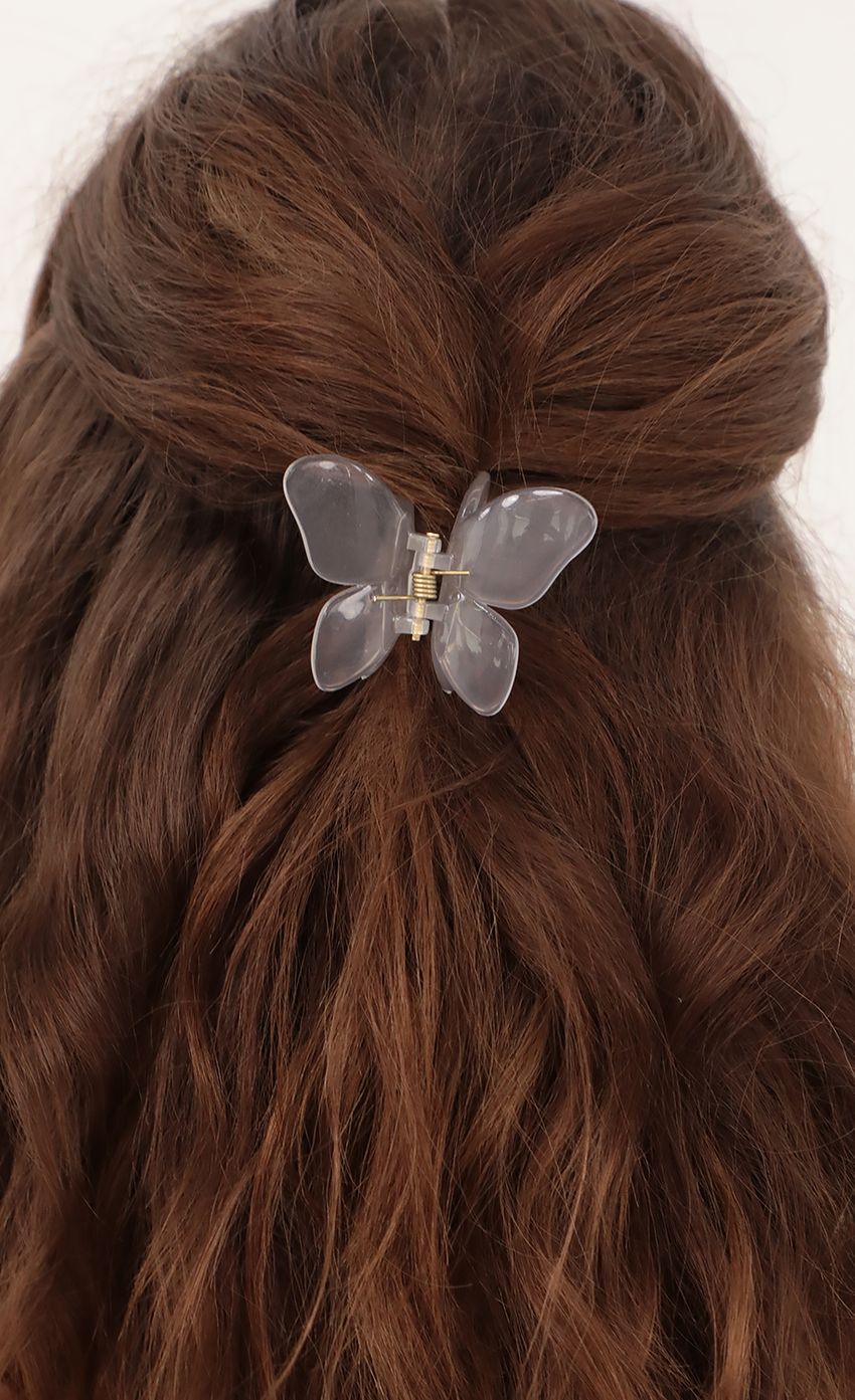 Picture Claw Hair Clip in Transparent. Source: https://media-img.lucyinthesky.com/data/Apr21_2/850xAUTO/AT2A5707.JPG