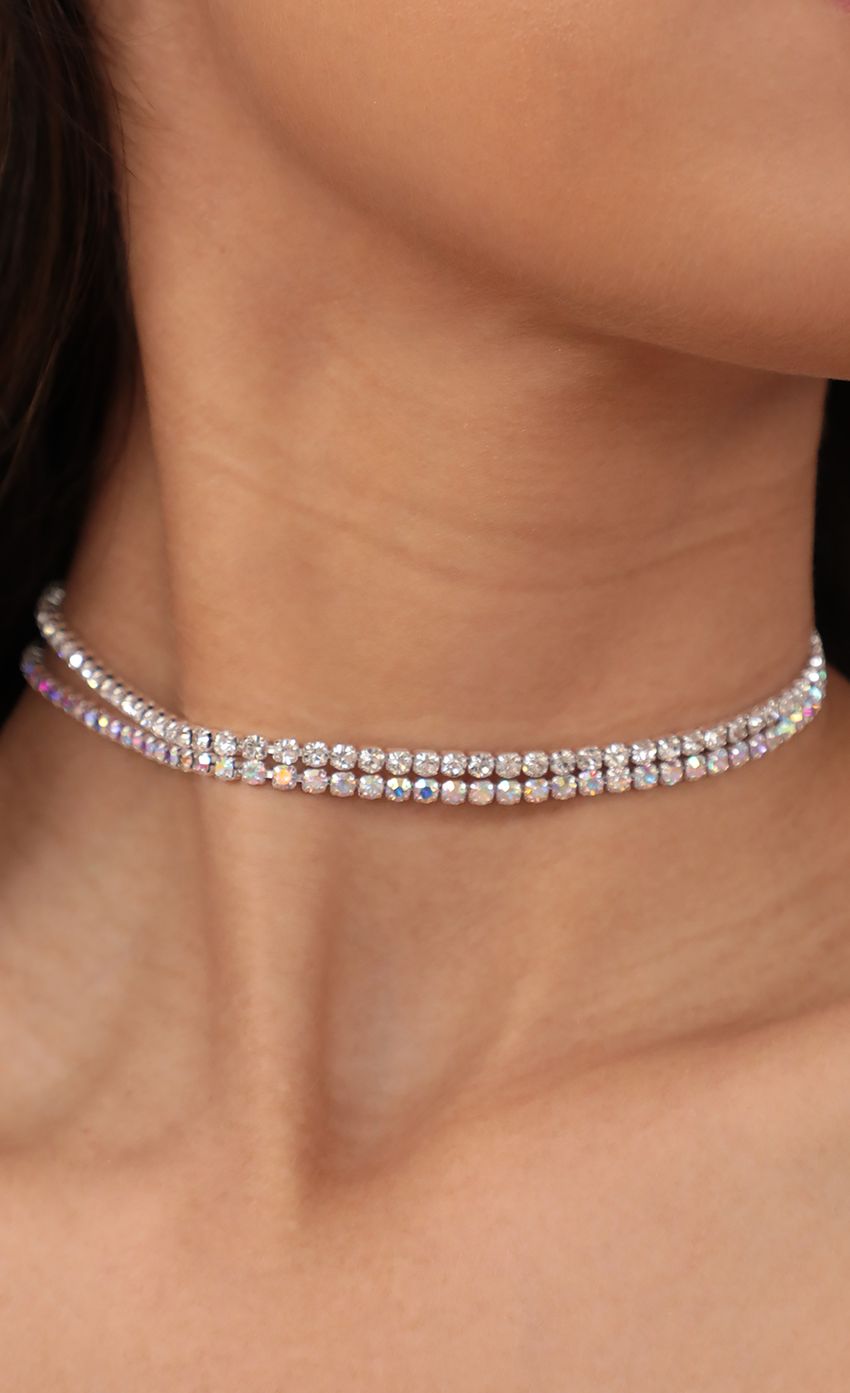 Picture Silver And Iridescent Crystal Choker Set. Source: https://media-img.lucyinthesky.com/data/Apr21_2/850xAUTO/AT2A5809.JPG