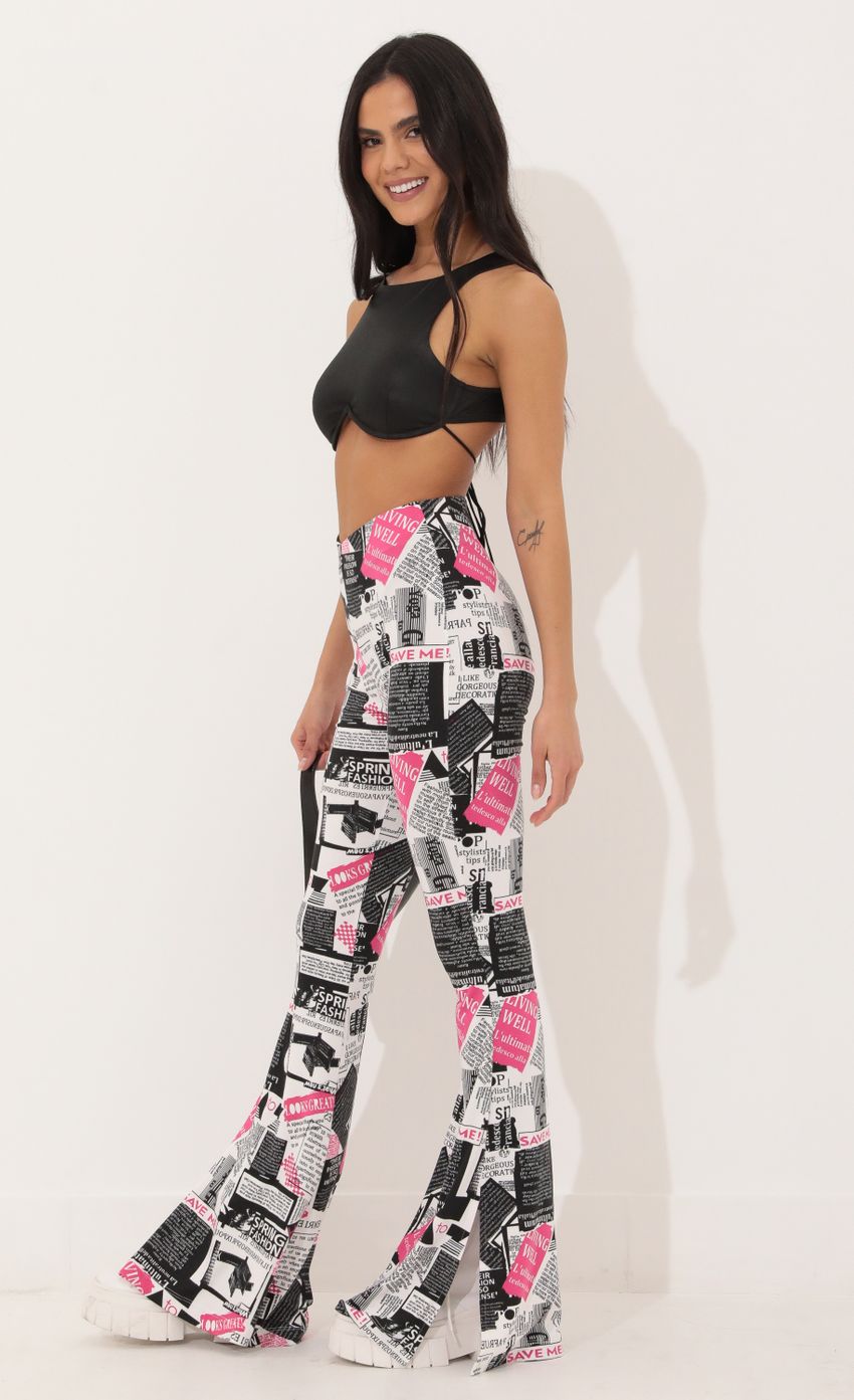 Picture Pant in White Newsprint. Source: https://media-img.lucyinthesky.com/data/Apr22_1/850xAUTO/1V9A3077.JPG