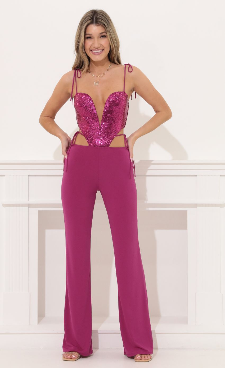 Picture Cutout Jumpsuit in Pink. Source: https://media-img.lucyinthesky.com/data/Apr22_1/850xAUTO/1V9A3607.JPG