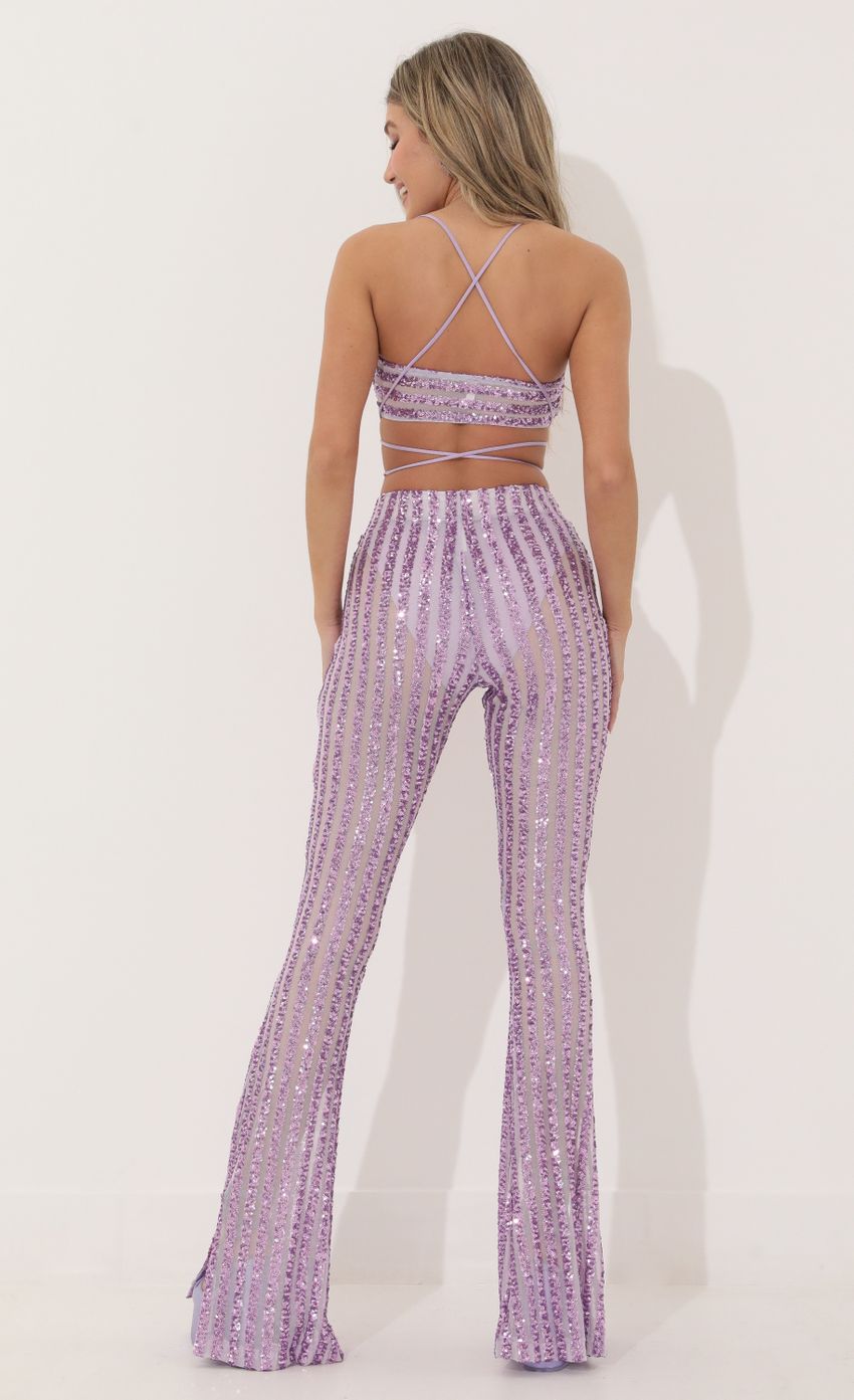 Picture Sequin Two Piece Set In Purple. Source: https://media-img.lucyinthesky.com/data/Apr22_1/850xAUTO/1V9A5151.JPG