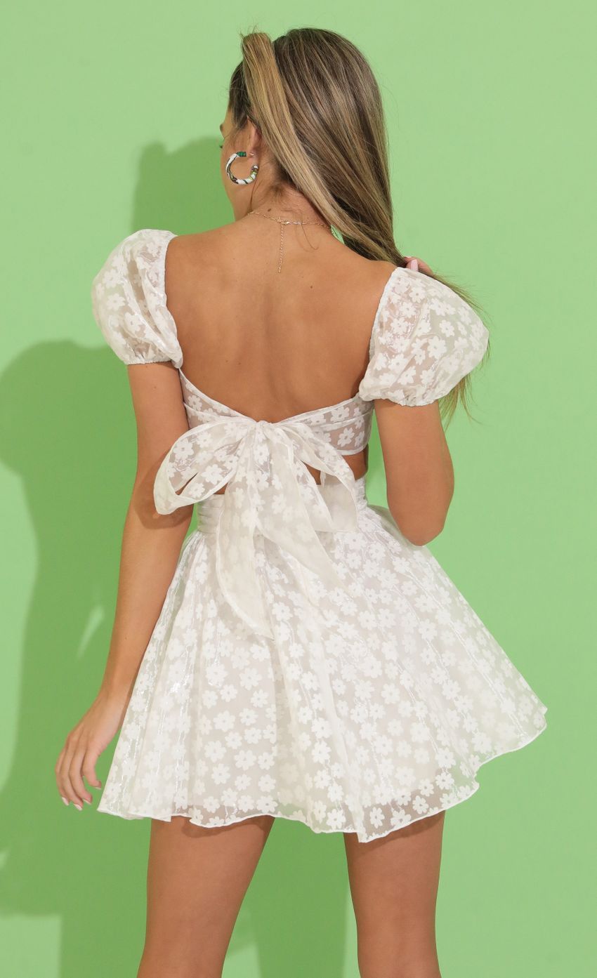 Picture Baby Doll Two Piece Set in White Floral. Source: https://media-img.lucyinthesky.com/data/Apr22_2/850xAUTO/1V9A4048.JPG