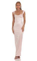 Picture Satin Maxi Dress in Pink. Source: https://media-img.lucyinthesky.com/data/Apr23/150xAUTO/7320e9ea-5761-4081-8c03-a14cce8f45a1.jpg