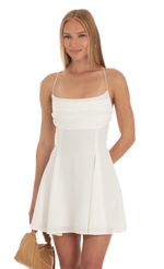 Picture A-Line Dress in White. Source: https://media-img.lucyinthesky.com/data/Apr23/150xAUTO/933ae5b0-e21b-4d83-b9f3-4f9f4d4de8f1.jpg
