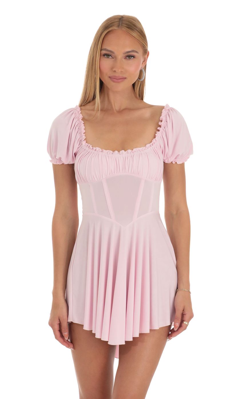 Picture Corset Dress in Pink. Source: https://media-img.lucyinthesky.com/data/Apr23/850xAUTO/0de22225-ac3b-48e1-b535-62764ddb371d.jpg
