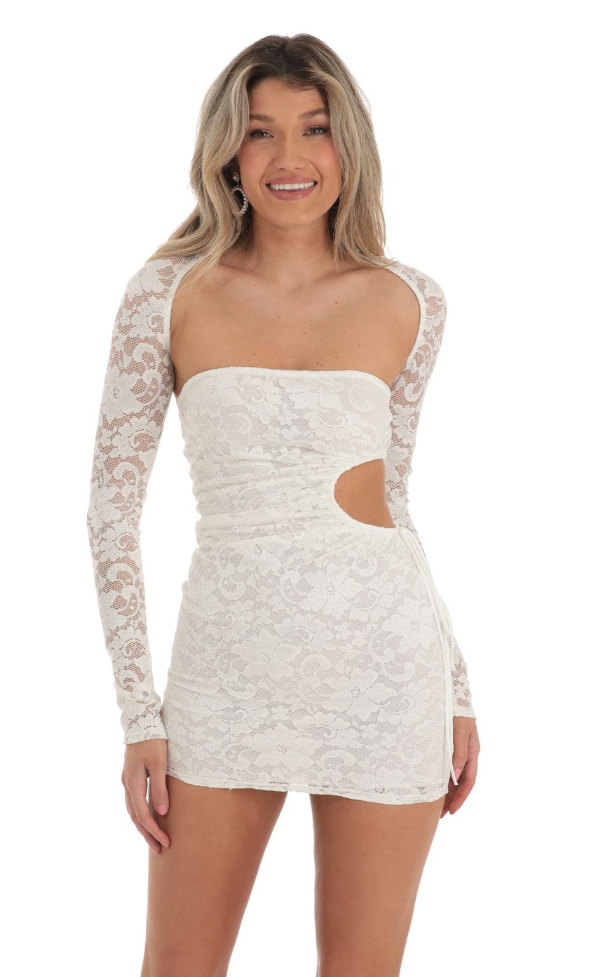 Picture Removable Long Sleeve Lace Two Piece Set in White. Source: https://media-img.lucyinthesky.com/data/Apr23/850xAUTO/23c8fd58-7d78-47fb-810f-4cb97150146a.jpg