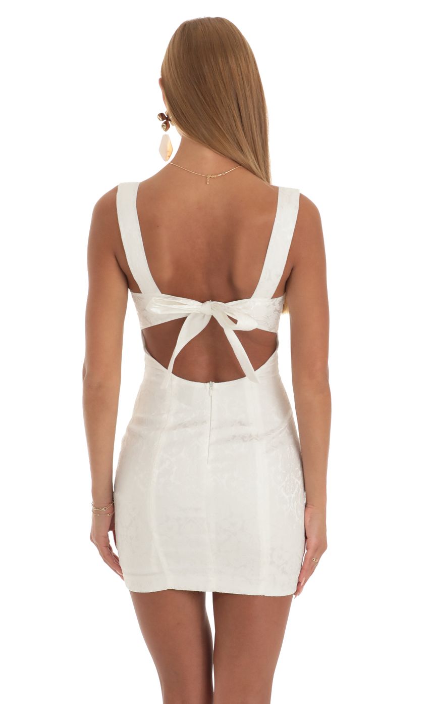 Picture Reese Jacquard Dress in White. Source: https://media-img.lucyinthesky.com/data/Apr23/850xAUTO/2b1416a1-87fe-4ae1-befe-82b2f814571d.jpg