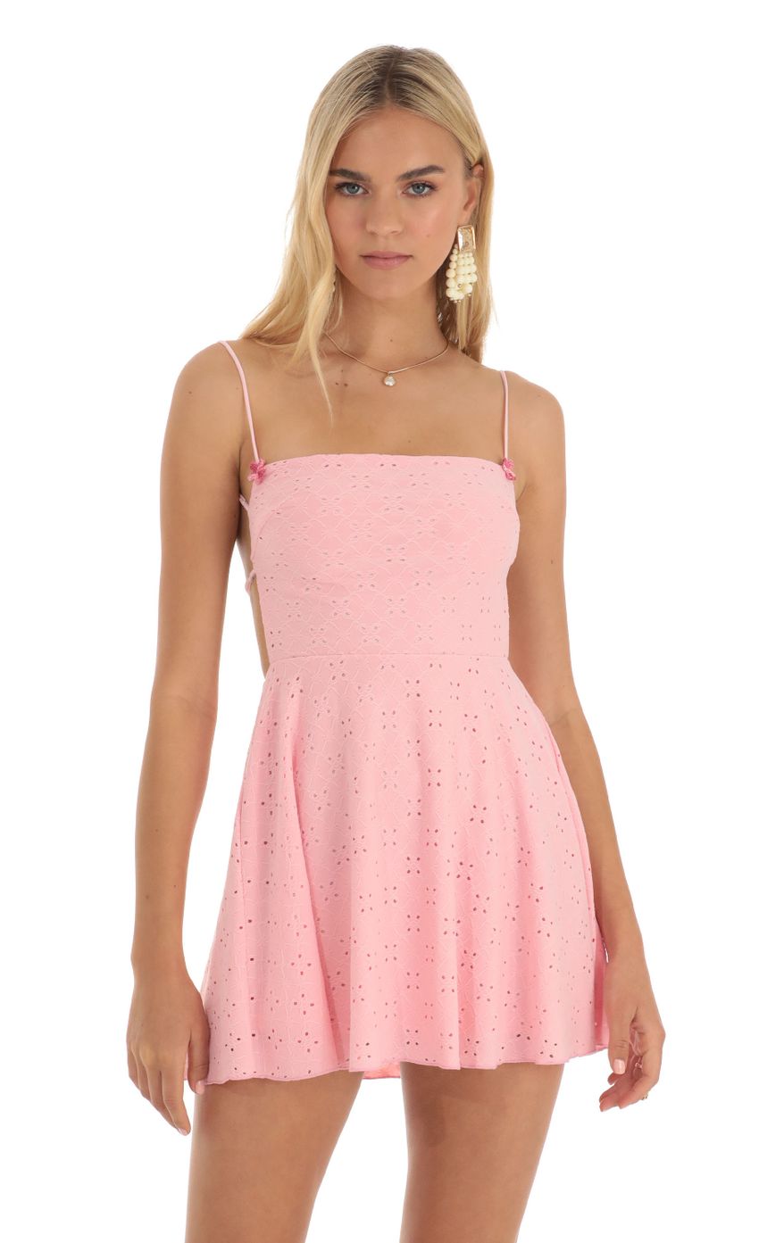 Picture Floral A Line Dress in Pink. Source: https://media-img.lucyinthesky.com/data/Apr23/850xAUTO/479e9740-3d6a-4af0-92fb-2308e5bc37a7.jpg