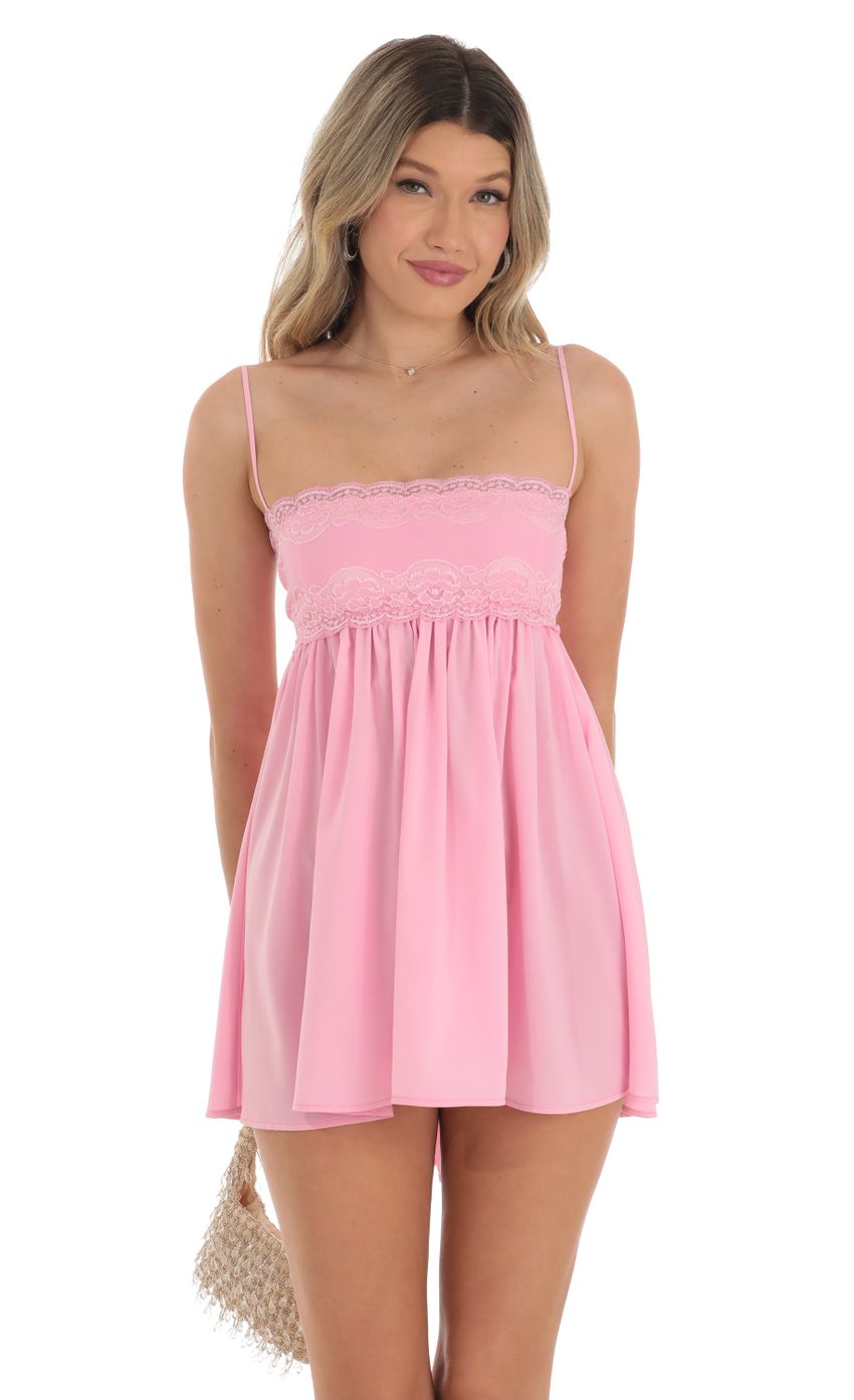 Picture Lace Baby Doll Dress in Pink. Source: https://media-img.lucyinthesky.com/data/Apr23/850xAUTO/4ed03119-a119-4954-8b03-e1a089666360.jpg