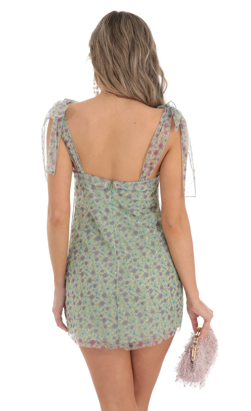 Picture Sequin Floral Dress in Green. Source: https://media-img.lucyinthesky.com/data/Apr23/850xAUTO/52d4ac71-4bd9-471b-8eff-4a1dfff7b6fb.jpg