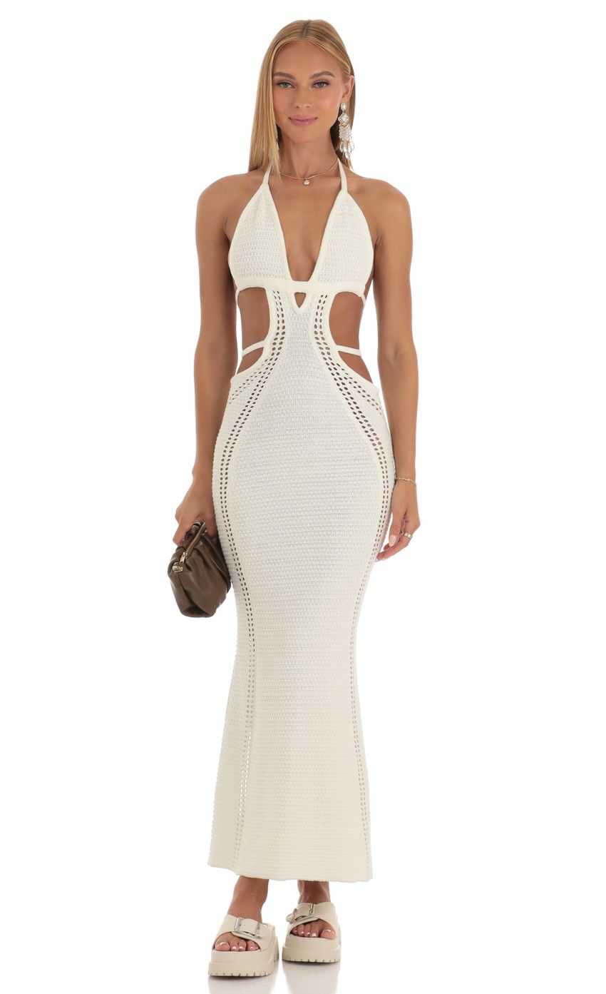 Picture Odell Crochet Maxi Dress in Ivory. Source: https://media-img.lucyinthesky.com/data/Apr23/850xAUTO/5fbff8f9-3e41-4560-b450-226cfeb03f60.jpg