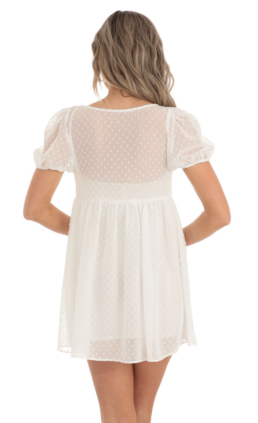 Picture Dotted Lace Two Piece Dress Set in White. Source: https://media-img.lucyinthesky.com/data/Apr23/850xAUTO/65fa71c6-6ee6-4e5d-8c57-999e2fd19fa8.jpg