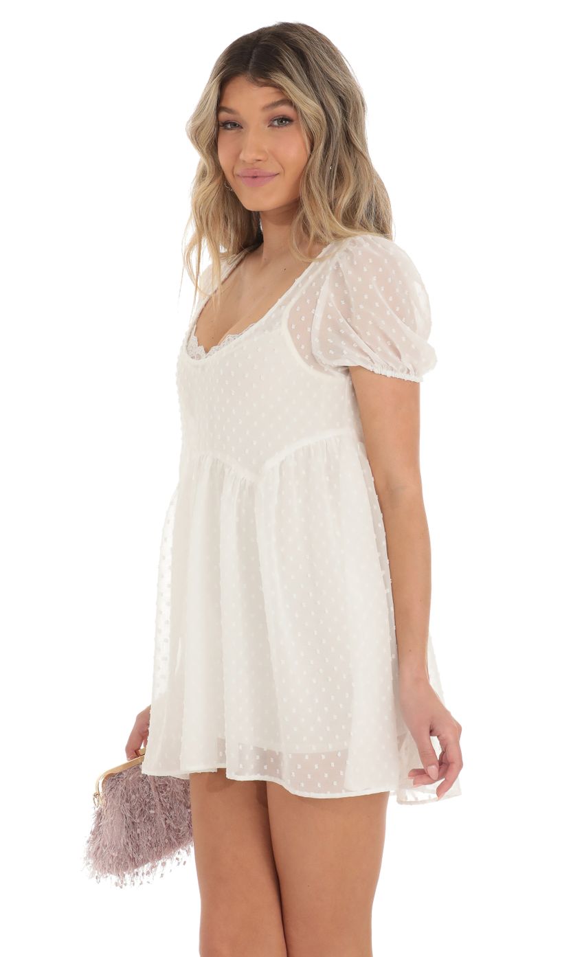 Picture Dotted Lace Two Piece Dress Set in White. Source: https://media-img.lucyinthesky.com/data/Apr23/850xAUTO/6d4ef943-04e4-4a3a-ab34-3823ed57dd03.jpg