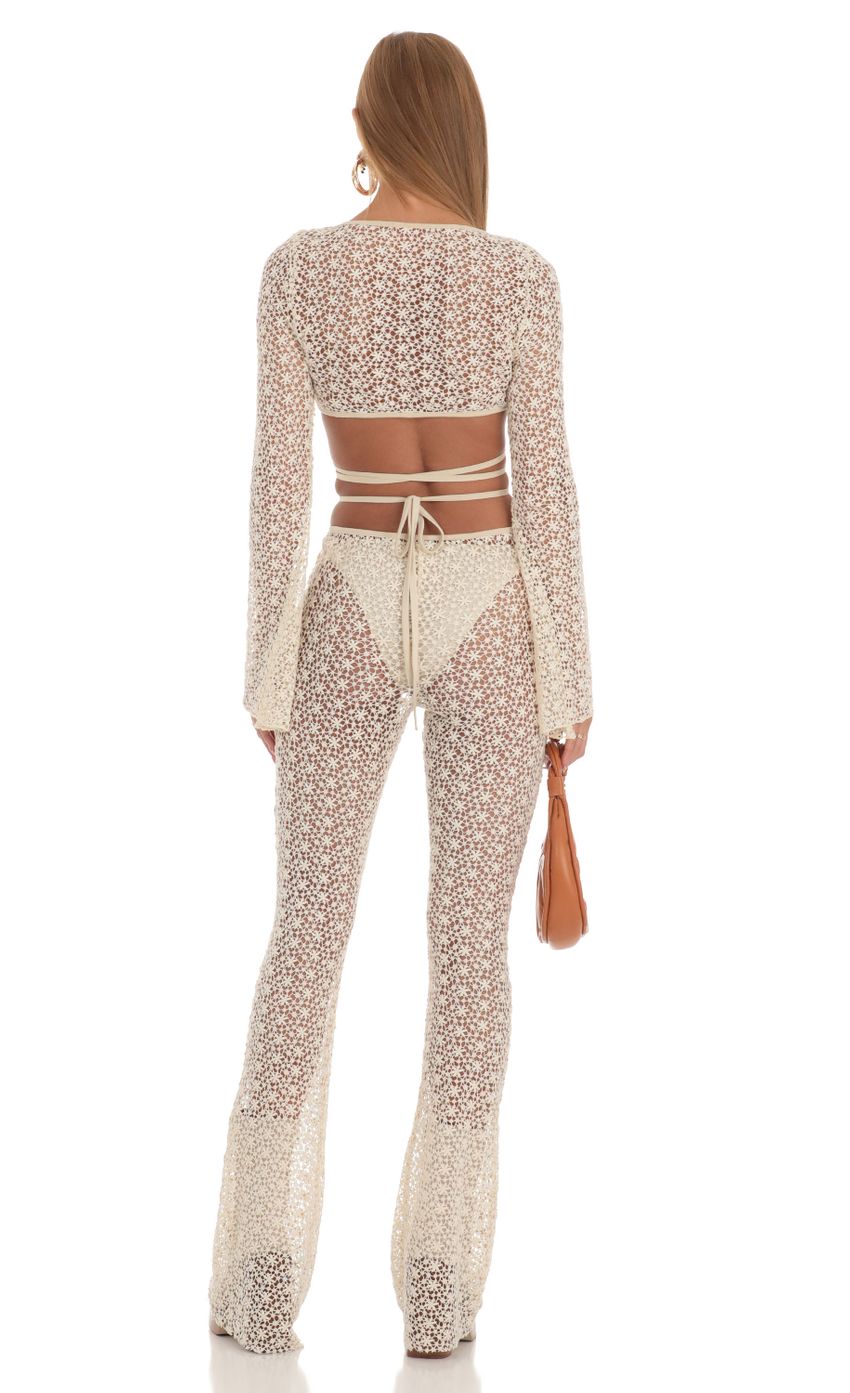 Picture Embroidered Three Piece Pants Set in Ivory. Source: https://media-img.lucyinthesky.com/data/Apr23/850xAUTO/a415a9c2-2237-418e-930e-a9fbfd8bb94d.jpg