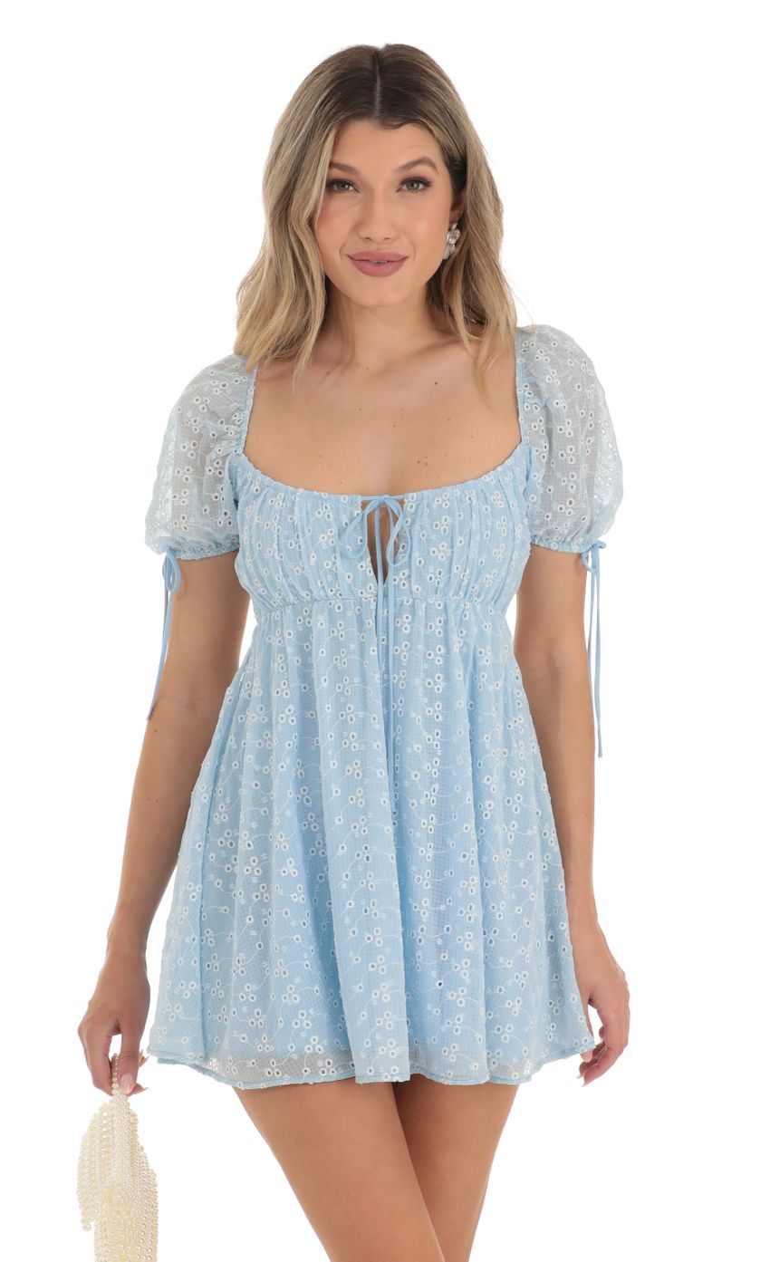 Picture Floral Baby Doll Dress in Blue. Source: https://media-img.lucyinthesky.com/data/Apr23/850xAUTO/c739e807-6f27-4227-b56f-90bdd2cc2f41.jpg