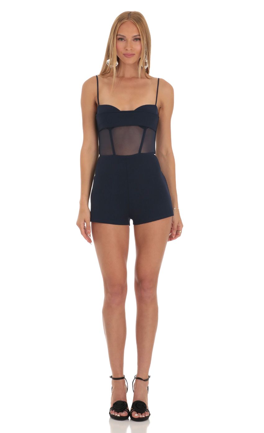 Picture Mesh Corset Romper in Navy. Source: https://media-img.lucyinthesky.com/data/Apr23/850xAUTO/d1b31a44-a646-4b40-9341-180357308c6e.jpg
