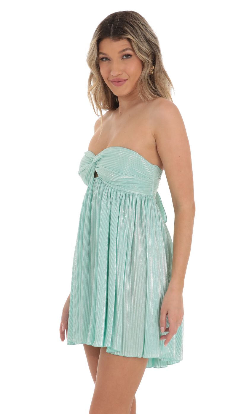 Picture Shimmer Satin Strapless Dress in Aqua. Source: https://media-img.lucyinthesky.com/data/Apr23/850xAUTO/eb0718b2-32db-4cae-a457-d933d022521a.jpg