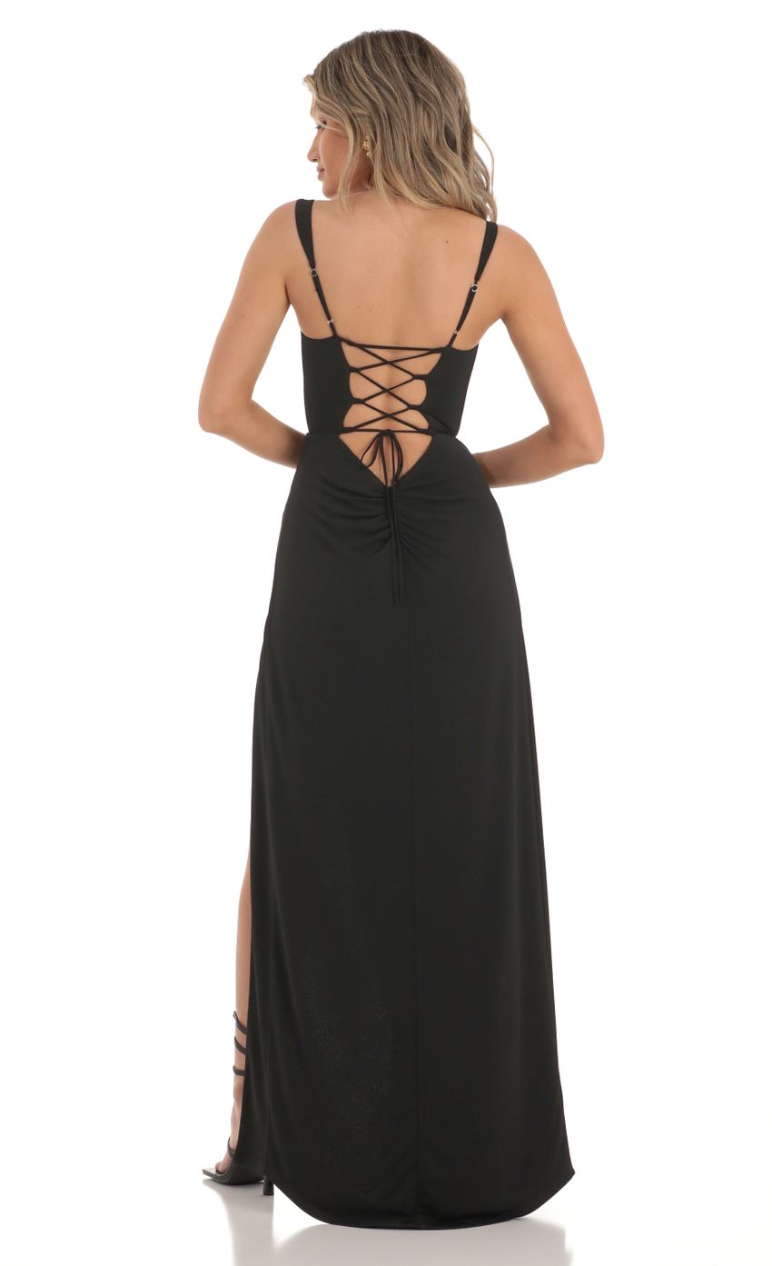 Picture Lace Maxi Dress in Black. Source: https://media-img.lucyinthesky.com/data/Apr23/850xAUTO/efa43921-6b39-4367-829d-328ddcf4319e.jpg