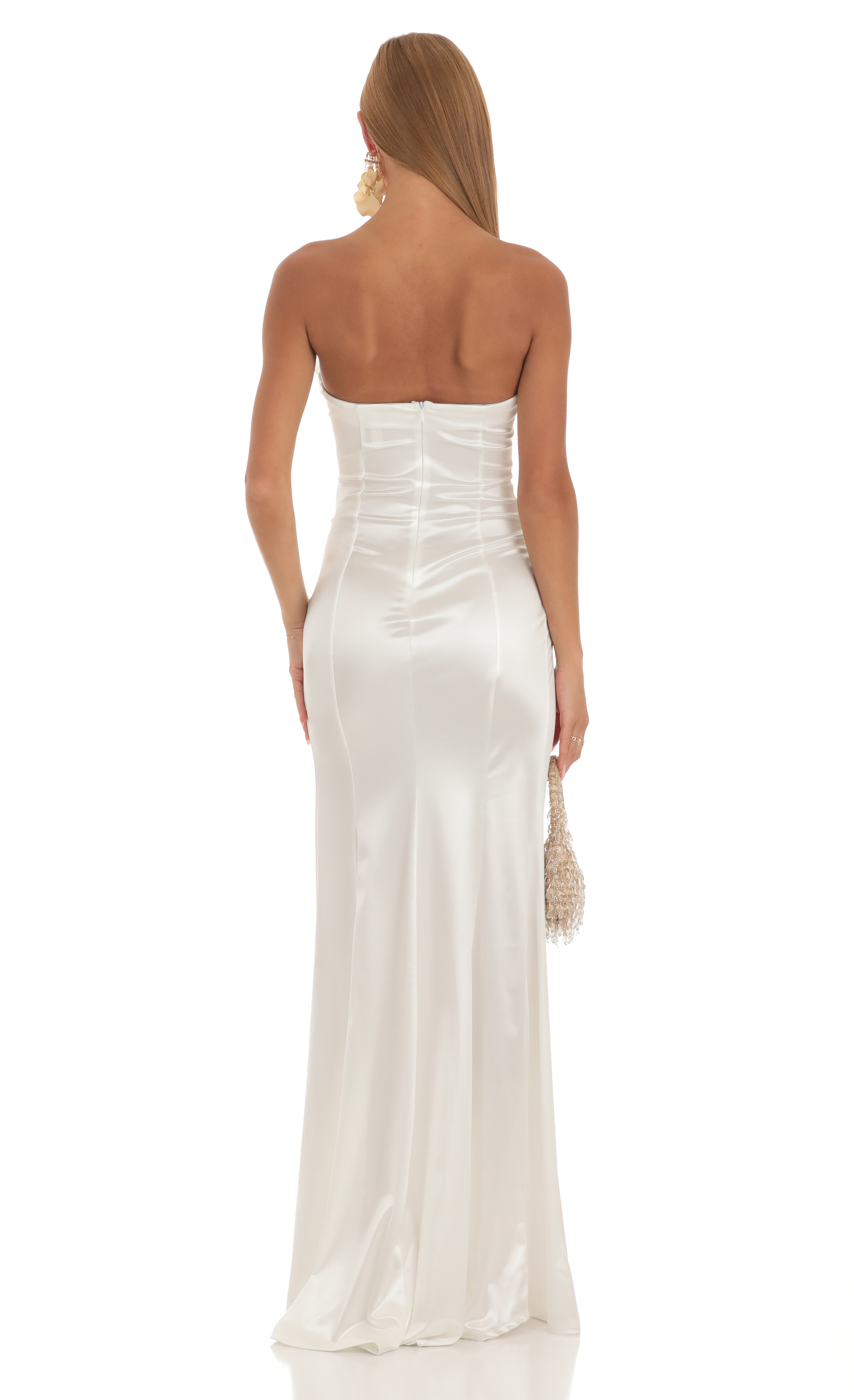 chinese dress ladies Giana Rose Couture Aria Two Piece Set White M