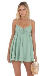 Picture Babydoll Slip Dress in Mint Green. Source: https://media-img.lucyinthesky.com/data/Apr24/150xAUTO/10a2848f-7625-4523-95c3-57af125172e8.jpg