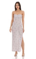 Picture Strapless Bodycon Maxi Dress in White. Source: https://media-img.lucyinthesky.com/data/Apr24/150xAUTO/60f15a98-40d6-4c21-8b66-284104761594.jpg