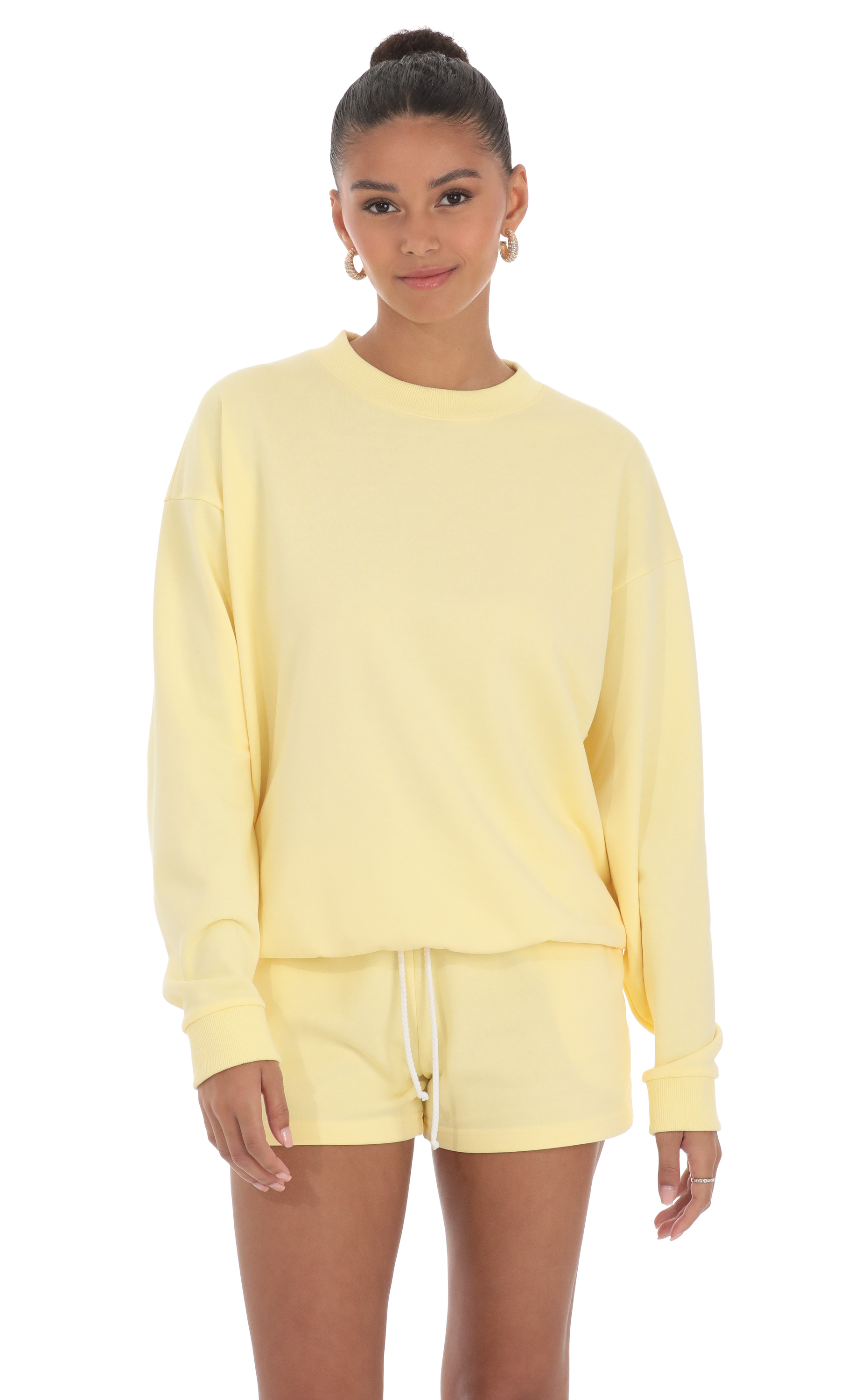 Oversized Jumper in Yellow