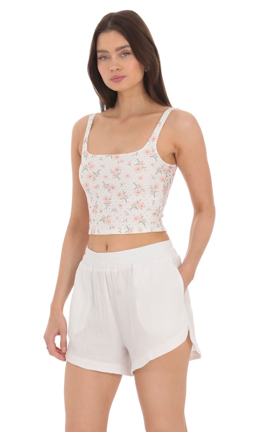 Picture Dolphin Shorts in White. Source: https://media-img.lucyinthesky.com/data/Apr24/850xAUTO/1faad181-6834-4981-991e-7c38adfcff25.jpg