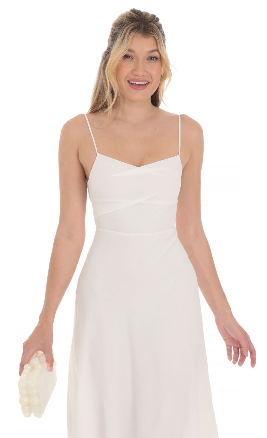 Picture A-line Midi Dress in White. Source: https://media-img.lucyinthesky.com/data/Apr24/850xAUTO/359316be-c4a1-4b88-8c9f-df80782cace0.jpg
