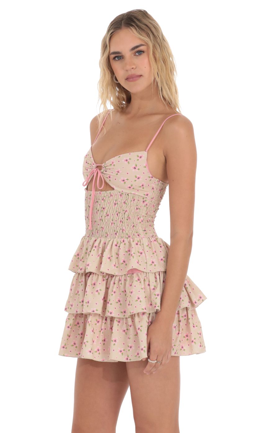 Picture Floral Smocked Ruffle Dress in Pink. Source: https://media-img.lucyinthesky.com/data/Apr24/850xAUTO/359861db-28e9-4922-a072-16a2e27ecb22.jpg