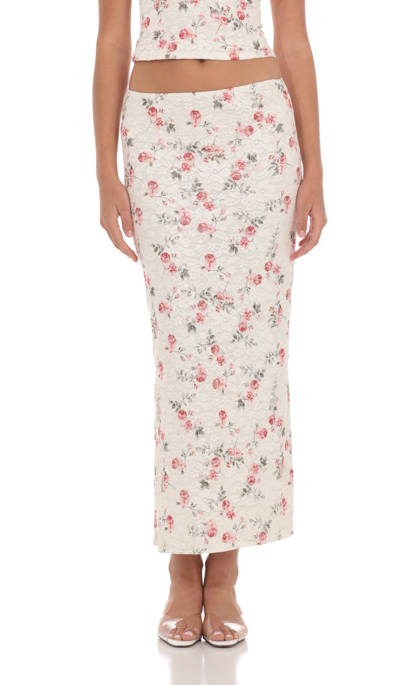 Picture Lace Floral Two Piece Maxi Skirt Set in Cream. Source: https://media-img.lucyinthesky.com/data/Apr24/850xAUTO/3f9398ae-02ab-46b3-9a1e-3ac4dc4f3c06.jpg