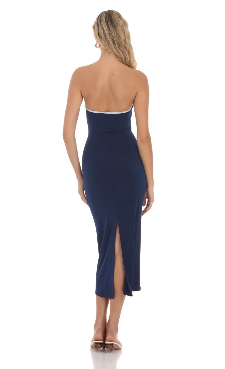 Picture Cutout Strapless Midi Dress in Navy. Source: https://media-img.lucyinthesky.com/data/Apr24/850xAUTO/407321f4-af89-4753-8a86-1a4f1359d7a0.jpg
