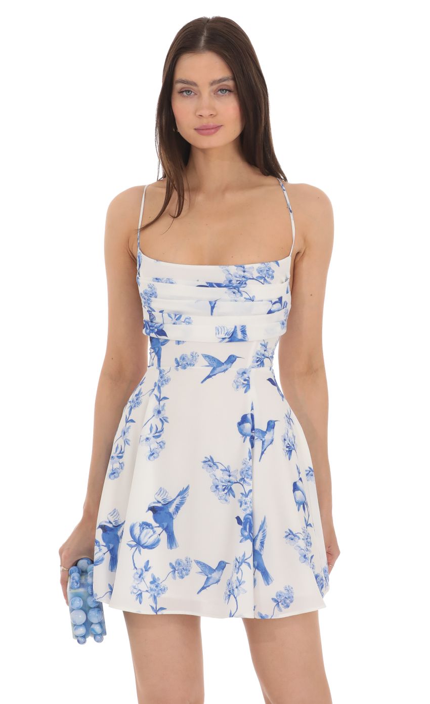 Picture Floral A-Line Dress in White. Source: https://media-img.lucyinthesky.com/data/Apr24/850xAUTO/44b84282-155f-4f15-b698-5507dac7c461.jpg