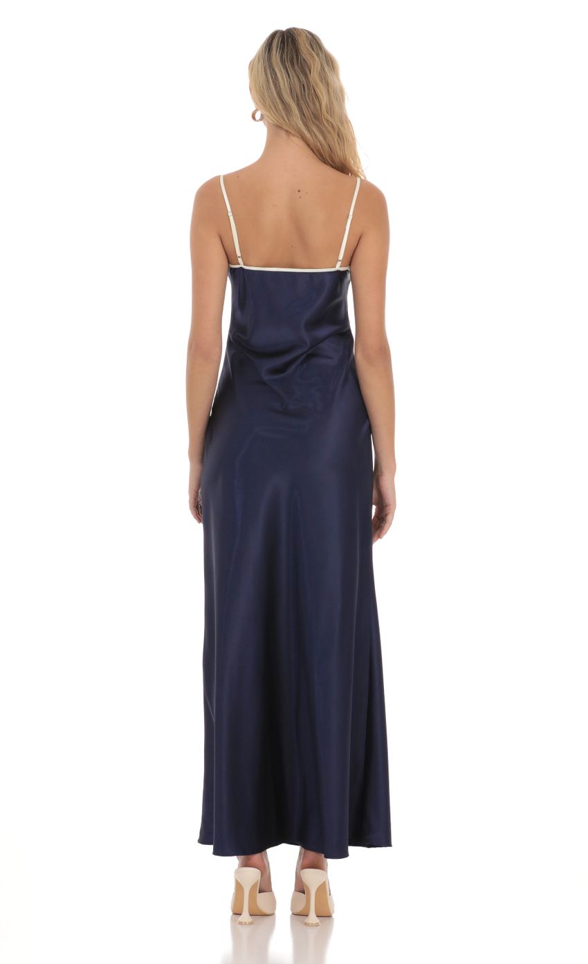 Picture Satin Shift Maxi Dress in Navy. Source: https://media-img.lucyinthesky.com/data/Apr24/850xAUTO/6e99451b-67cd-401a-aabf-74610c0429aa.jpg